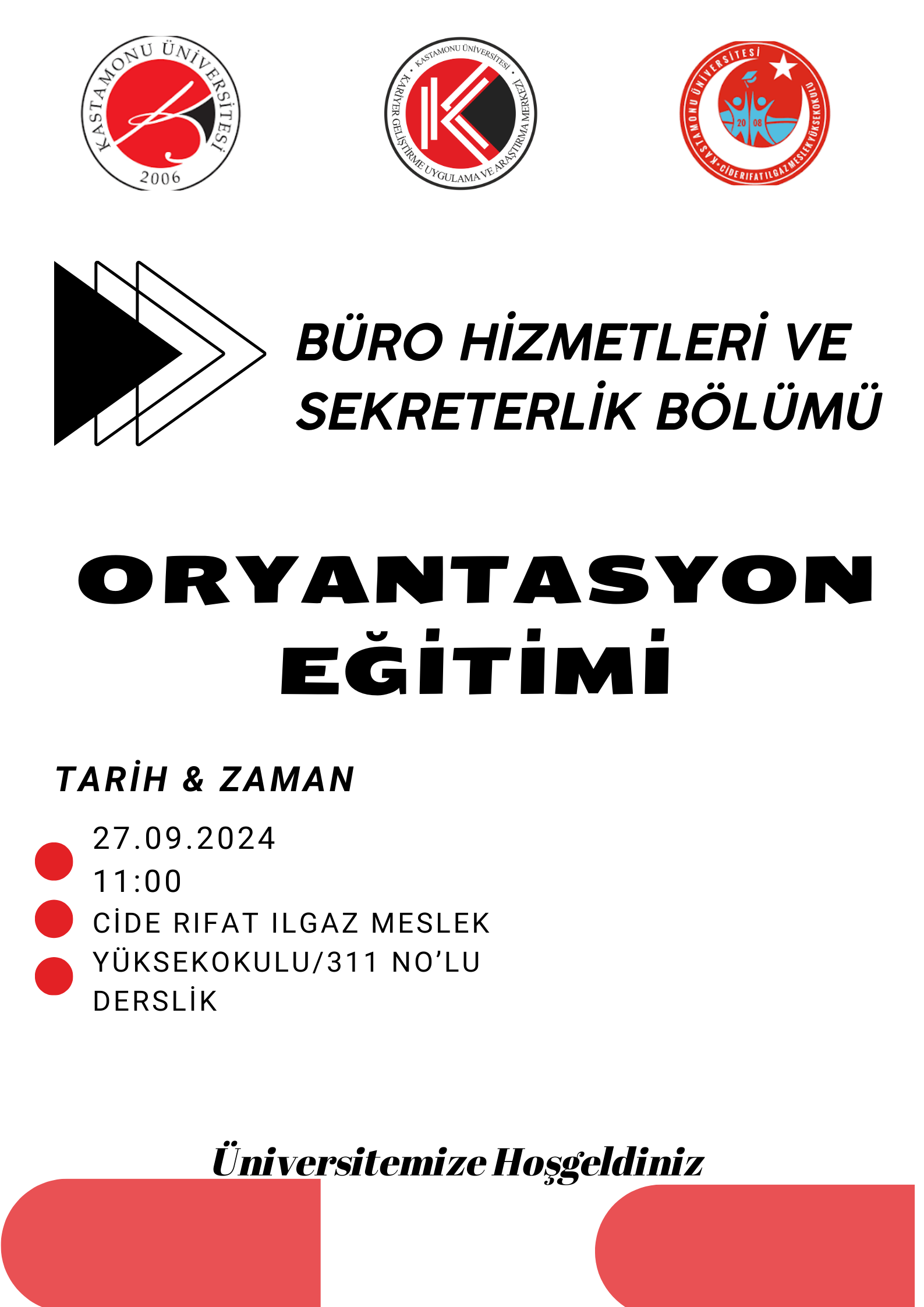 Büro Hizmetleri ve Sekreterlik Bölümü Oryantasyon Eğitimi