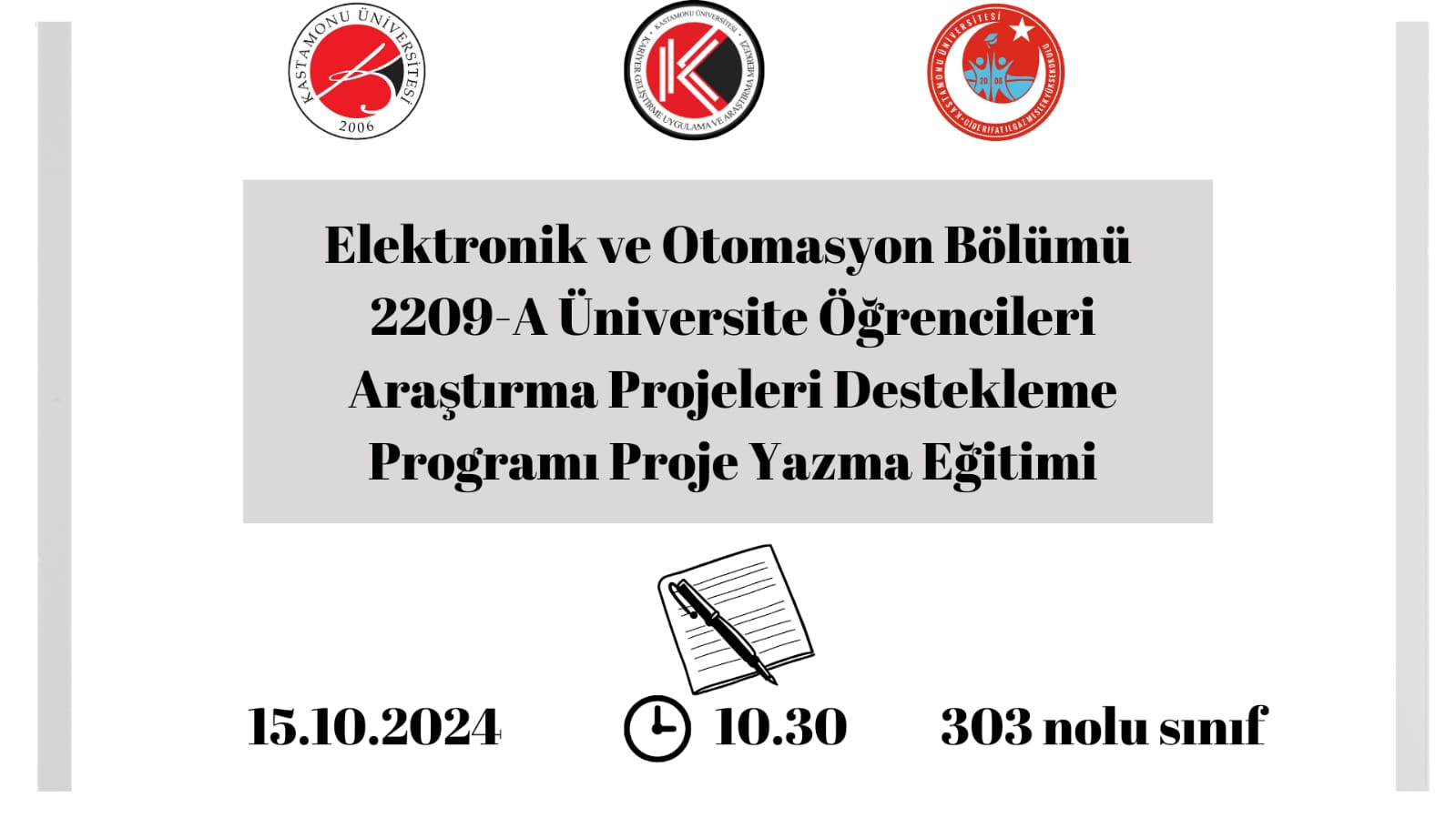 Elektronik ve Otomasyon Bölümü Tübitak 2209A Proje Yazma Eğitimi