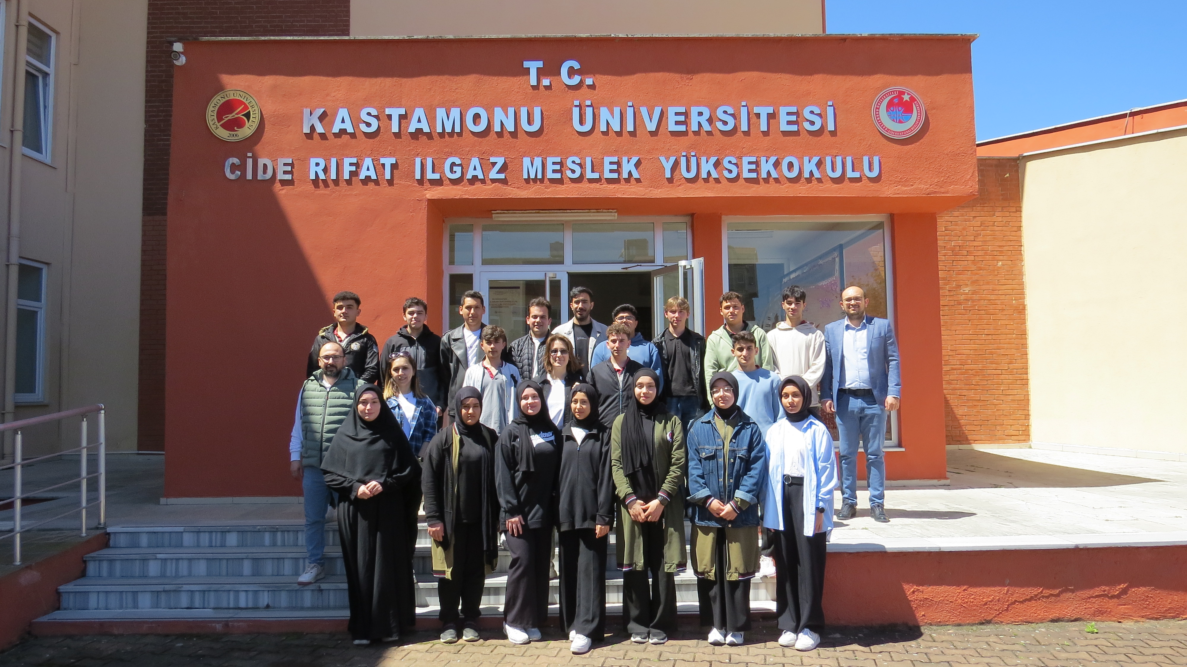  Cide Şehit Onur Ensar Ayanoğlu Anadolu İmam Hatip Lisesinden Yüksekokulumuza Ziyaret
