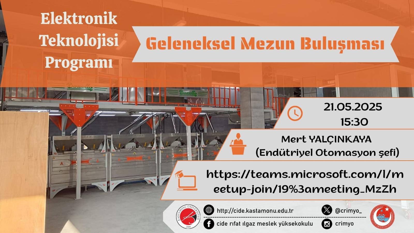 Elektronik ve Otomasyon Bölümü Mezun Buluşması