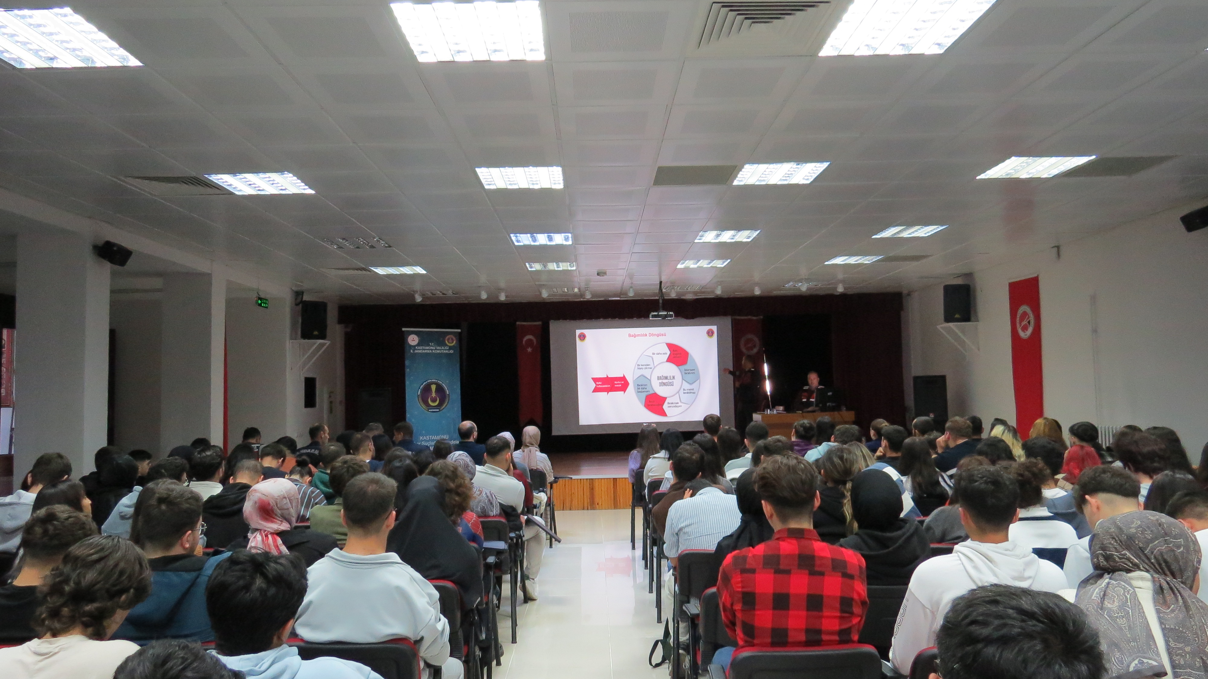  Kastamonu Jandarma Komutanlığı Personelleri Yüksekokulumuz Öğrencilerine Eğitim Verdiler