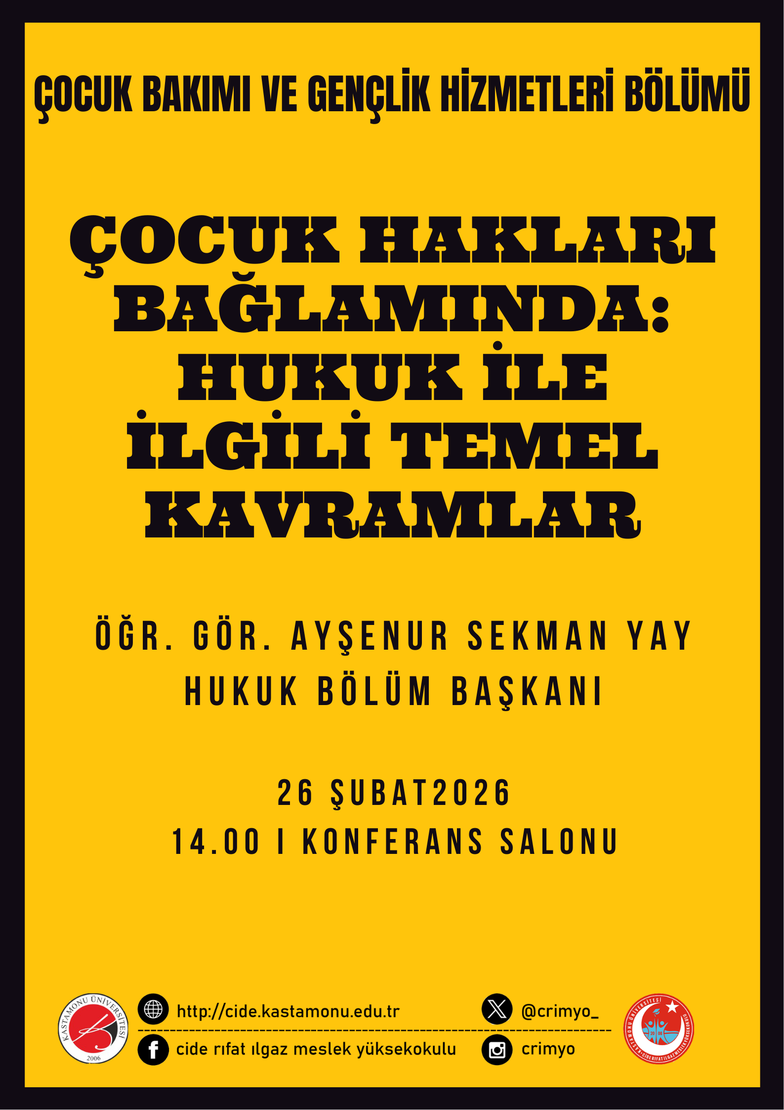 Çocuk Hakları Bağlamında Hukuk ile İlgili Temel Kavramlar