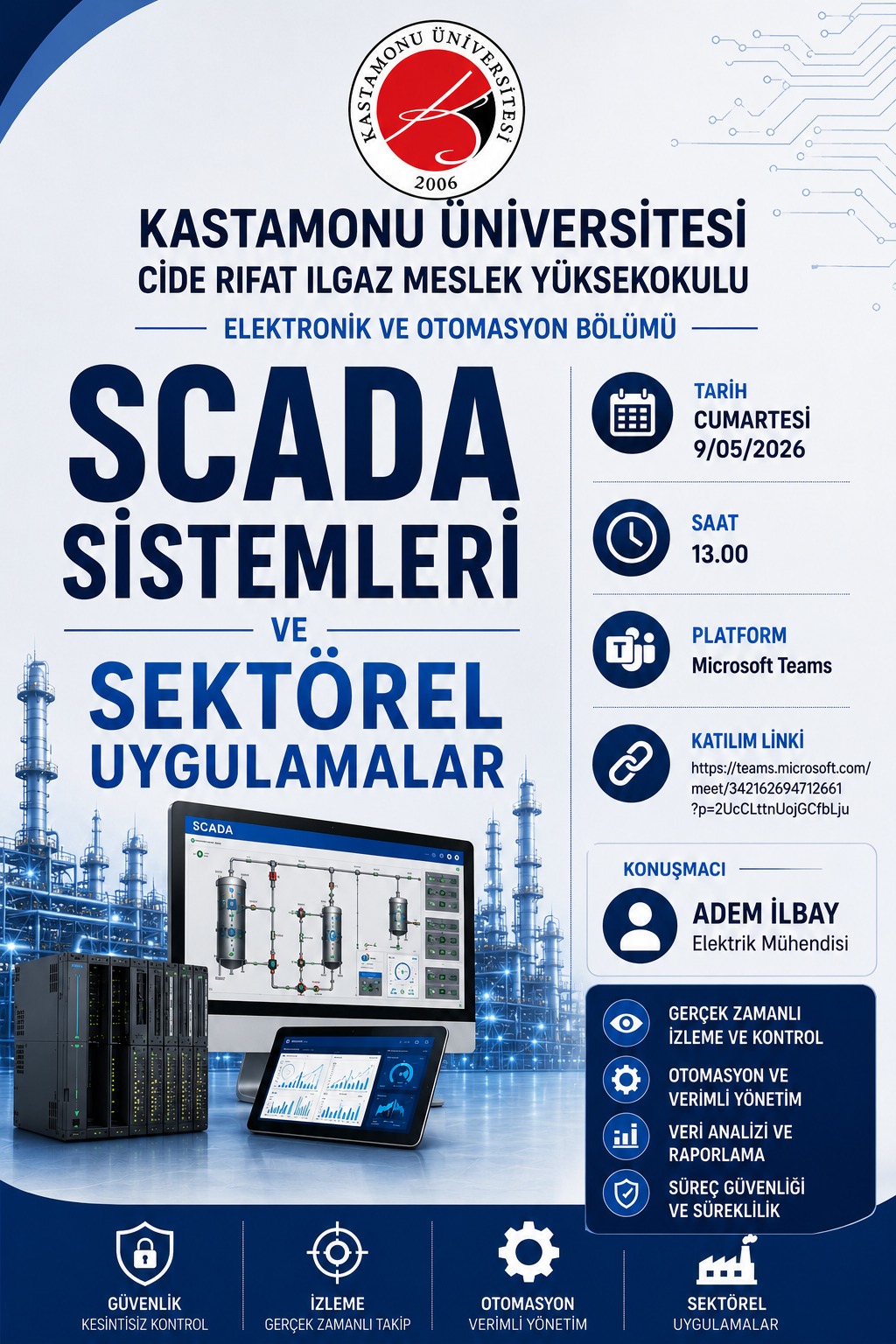 Scada Sistemleri ve Sektörel Uygulamalar