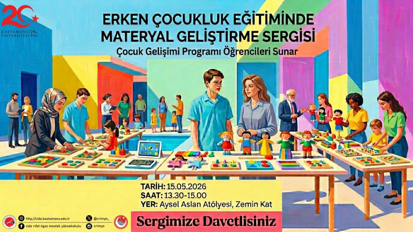 Erken Çocukluk Eğitiminde Materyal Geliştirme Sergisi