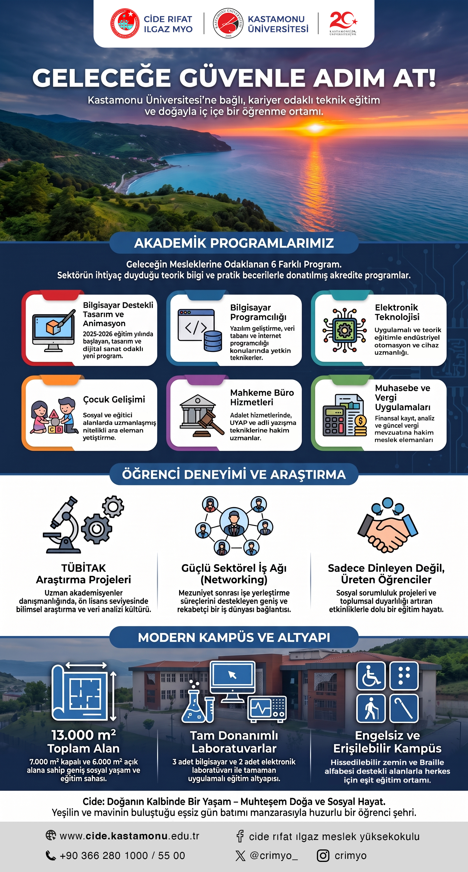 Cide Rıfat Ilgaz Meslek Yüksekokulu: Doğanın Kalbinde, Geleceğin Mesleklerine Güvenli Adım!